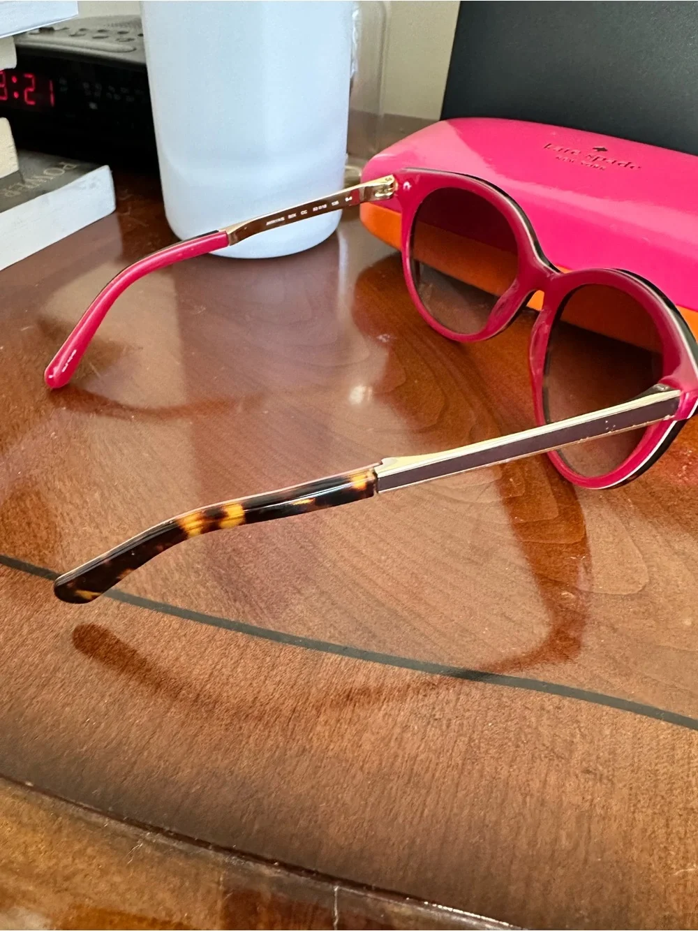 Kate Spade Tortoise Shell Sunglasses with Brown Gradient Lenses